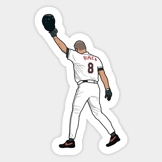 Shortstop ripken Sticker by Seeyaseiya